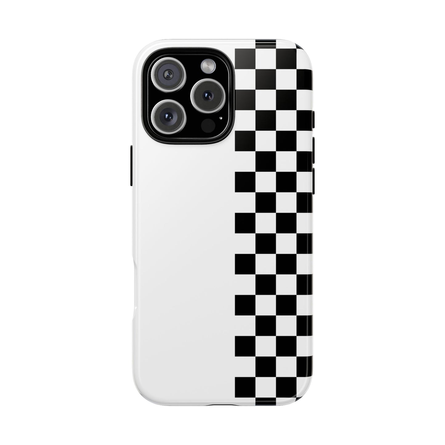 Checker Stripe Tough Phone Case