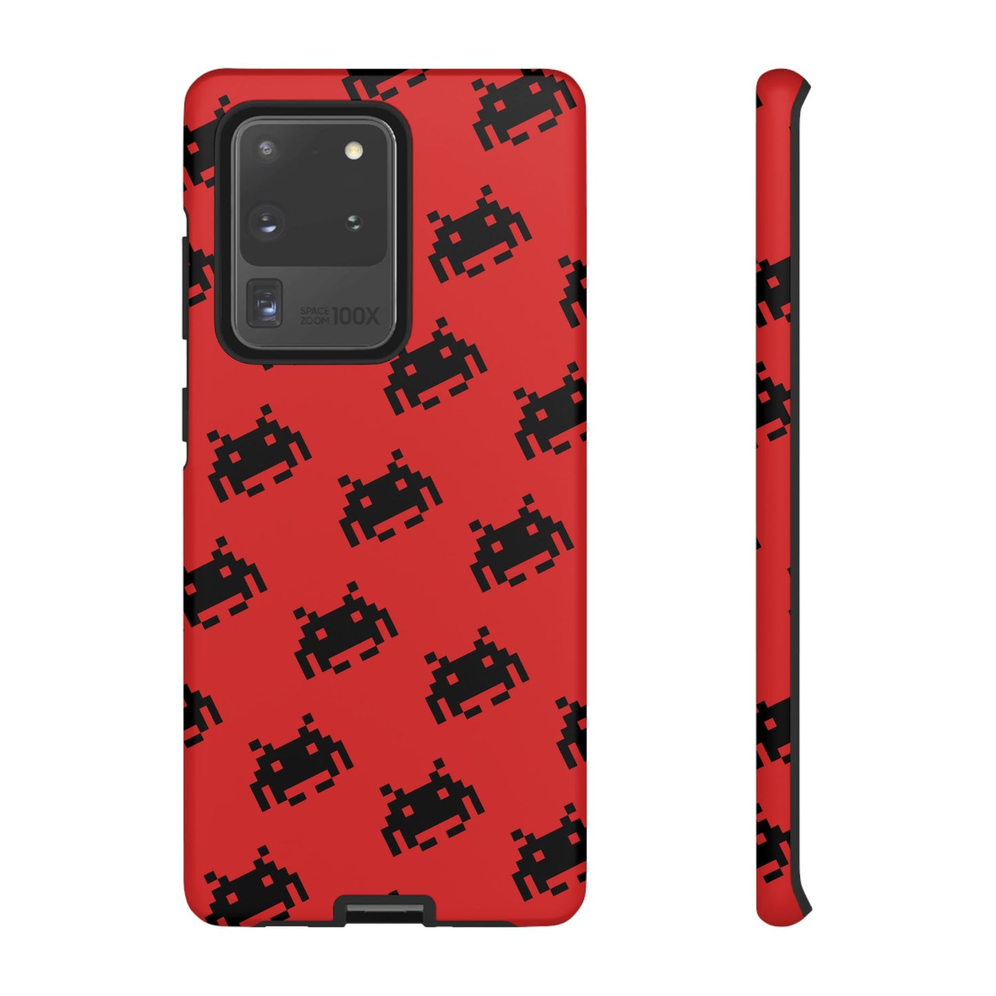 Red Pixel Alien Tough Phone Case