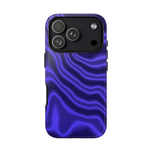 Neon Purple Flow Tough Phone Case