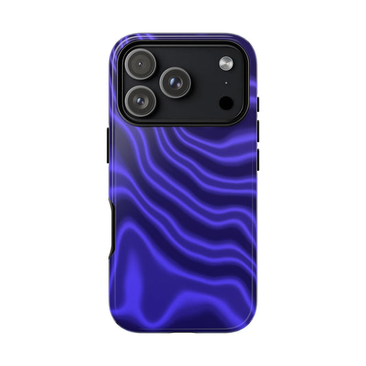Neon Purple Flow Tough Phone Case