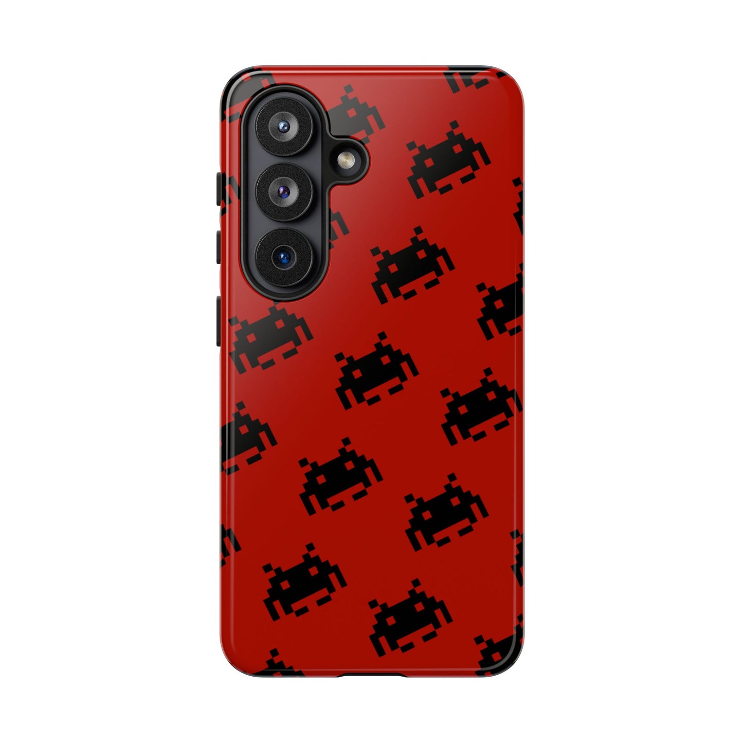 Red Pixel Alien Tough Phone Case