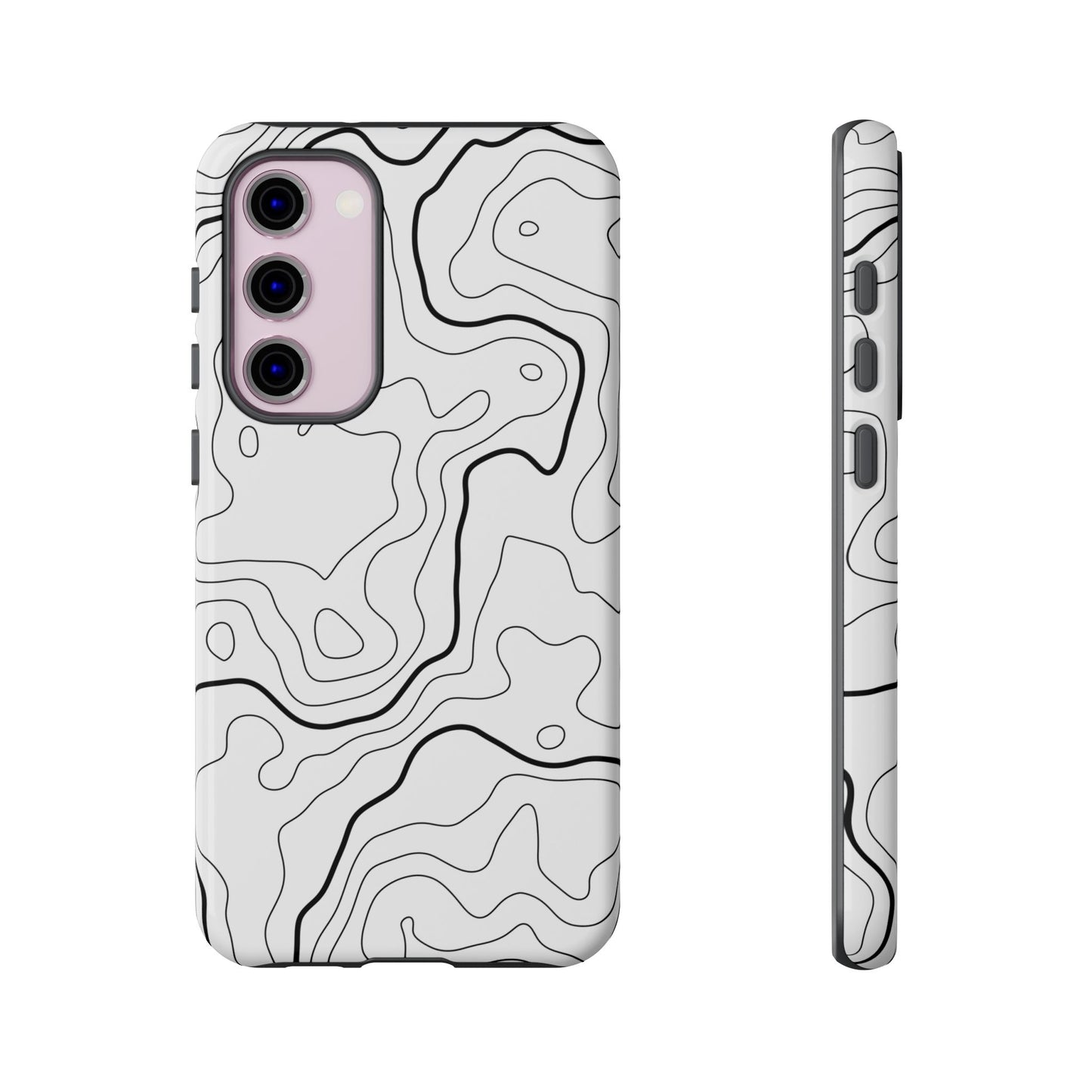 Minimal Topographic Tough Phone Case