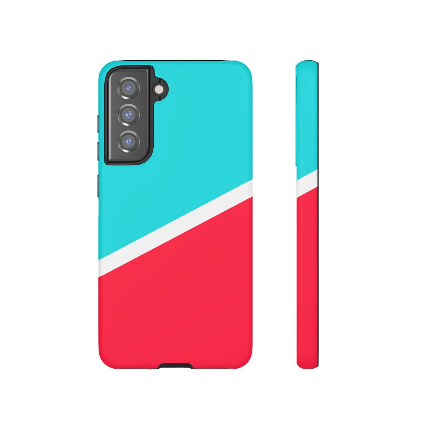 Aqua Pop Colorblock Tough Phone Case