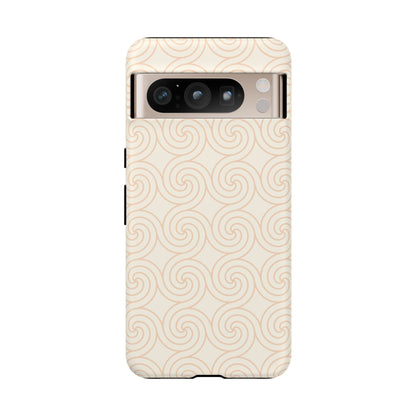 Soft Sand Spiral Tough Phone Case