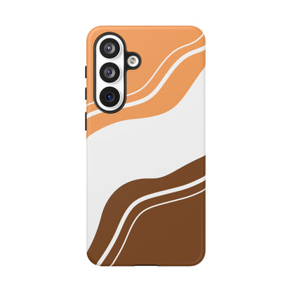 Caramel Cream Wave Tough Phone Case