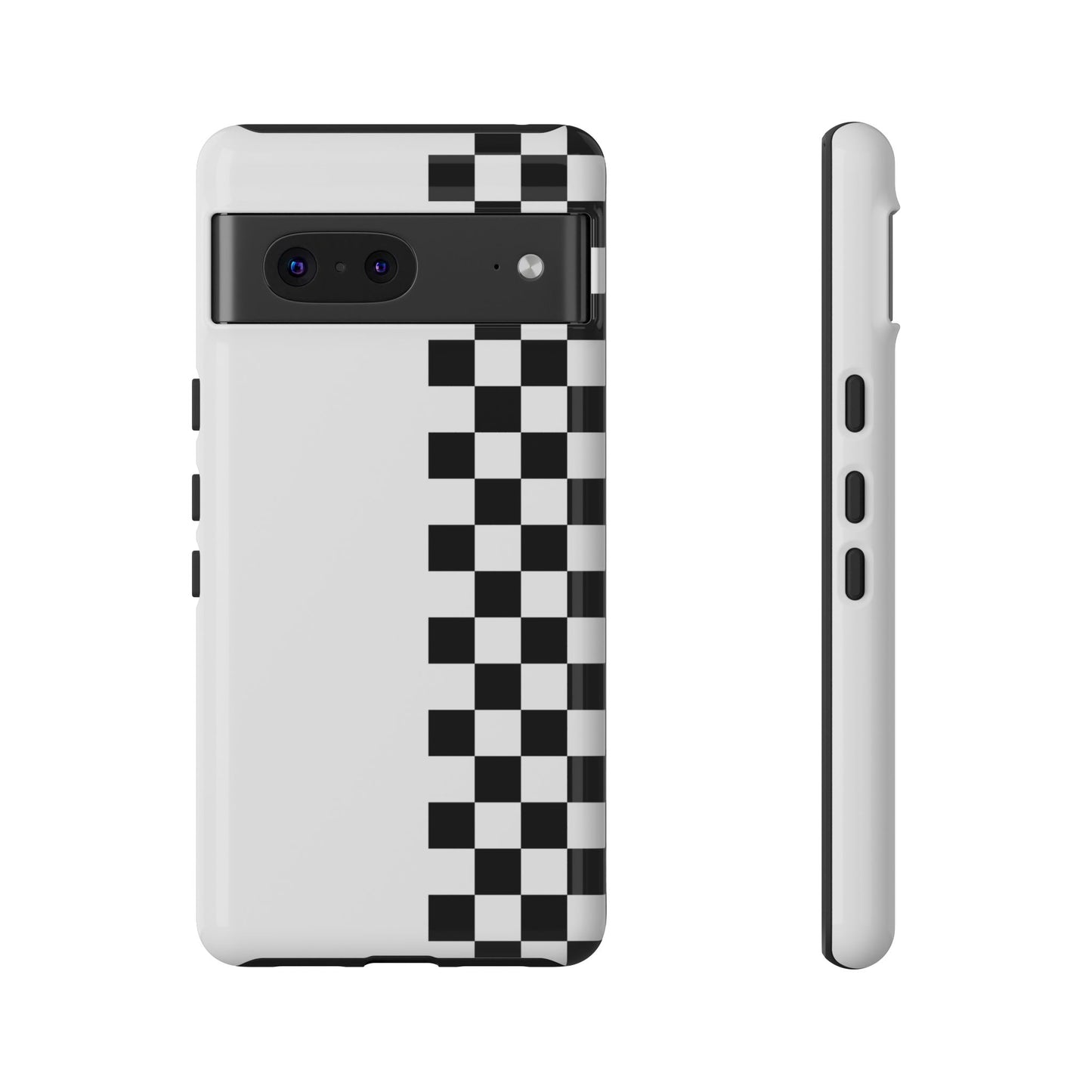 Checker Stripe Tough Phone Case