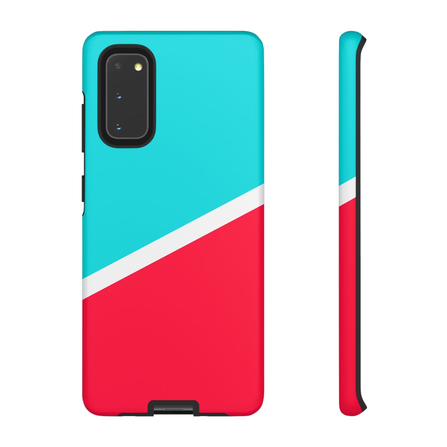 Aqua Pop Colorblock Tough Phone Case