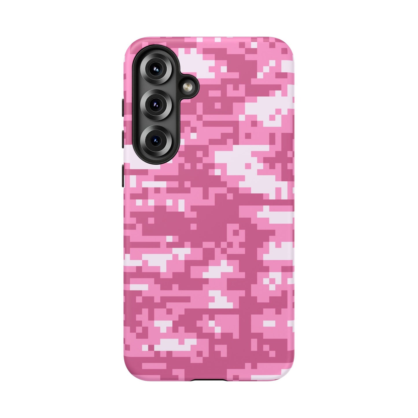 Pink pixel Camo Design Tough Phone Case
