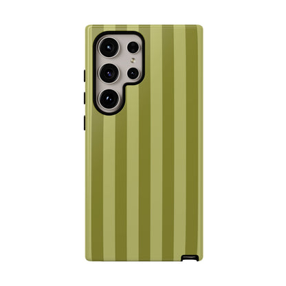 Olive Stripe Tough Phone Case