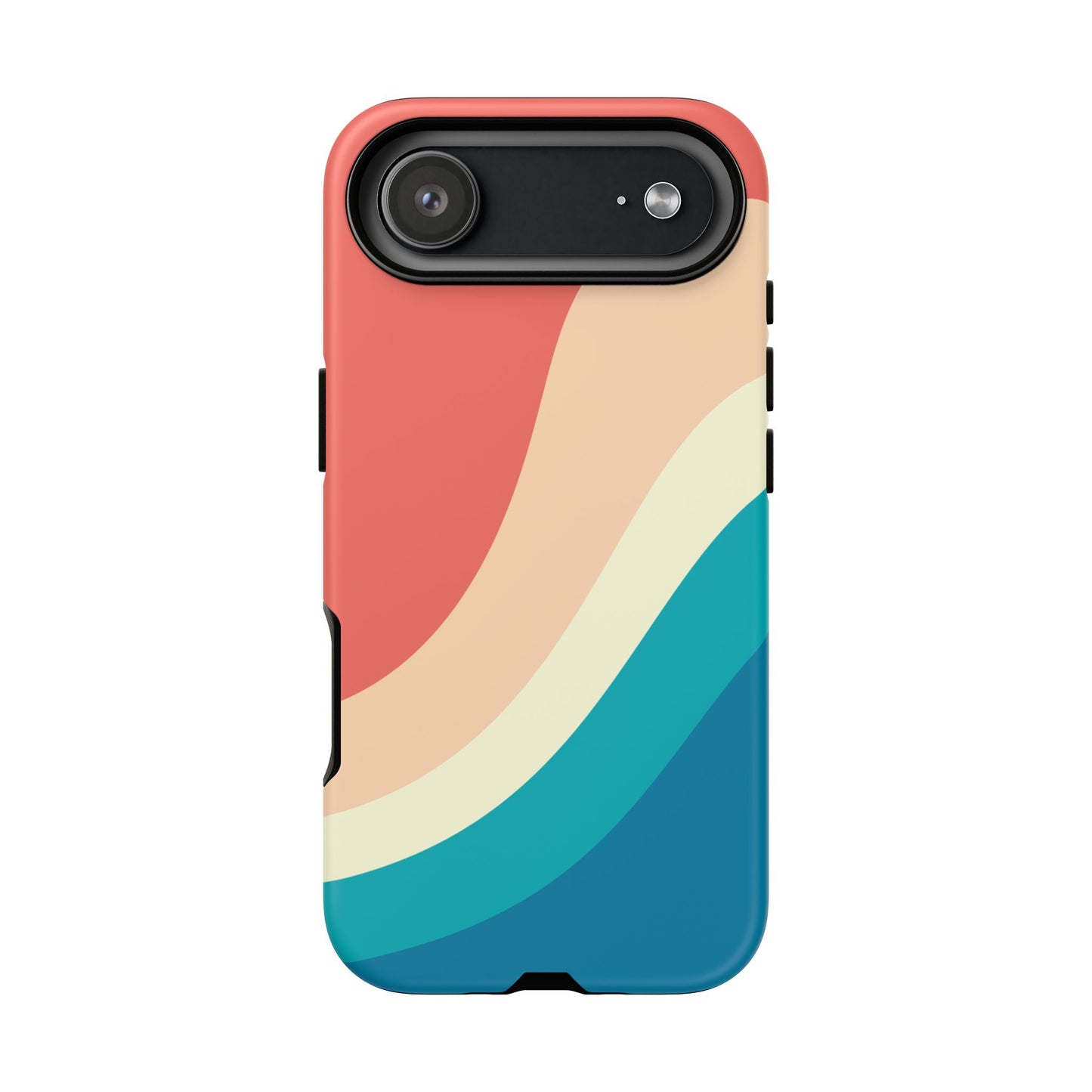 Retro Sunset Wave Tough Phone Case
