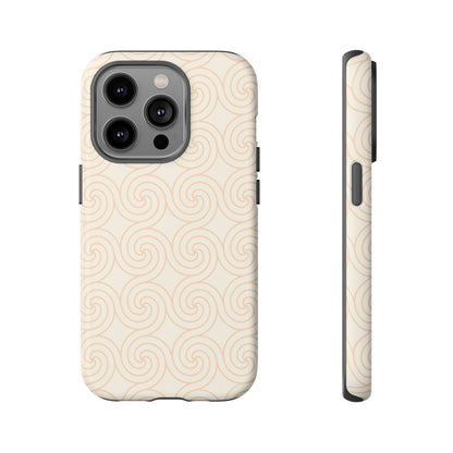 Soft Sand Spiral Tough Phone Case