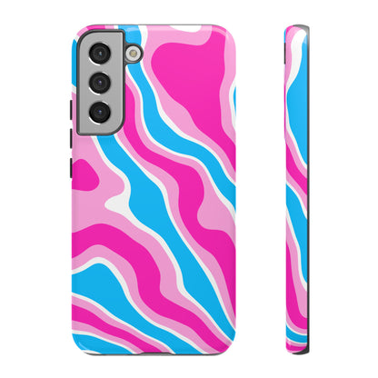 Candy Aqua Wave Tough Phone Case