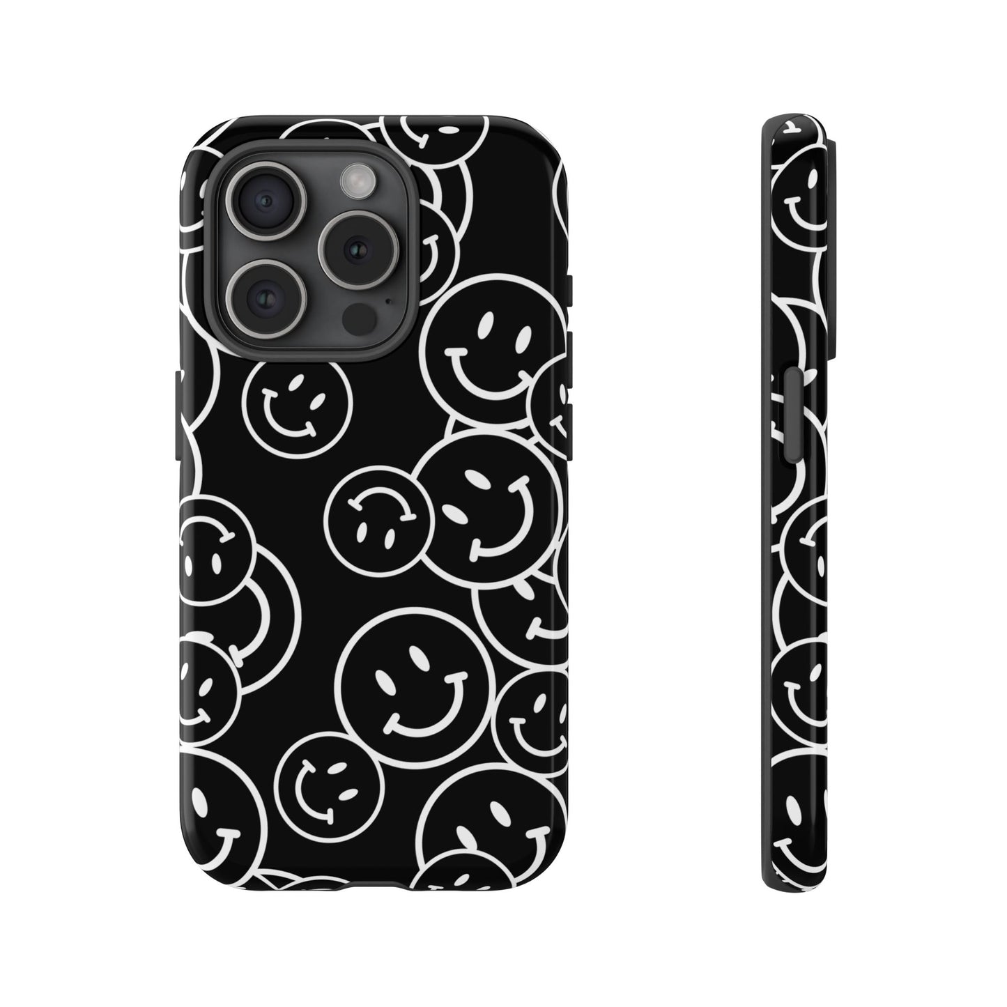 Happy Face Pattern Tough Phone Case