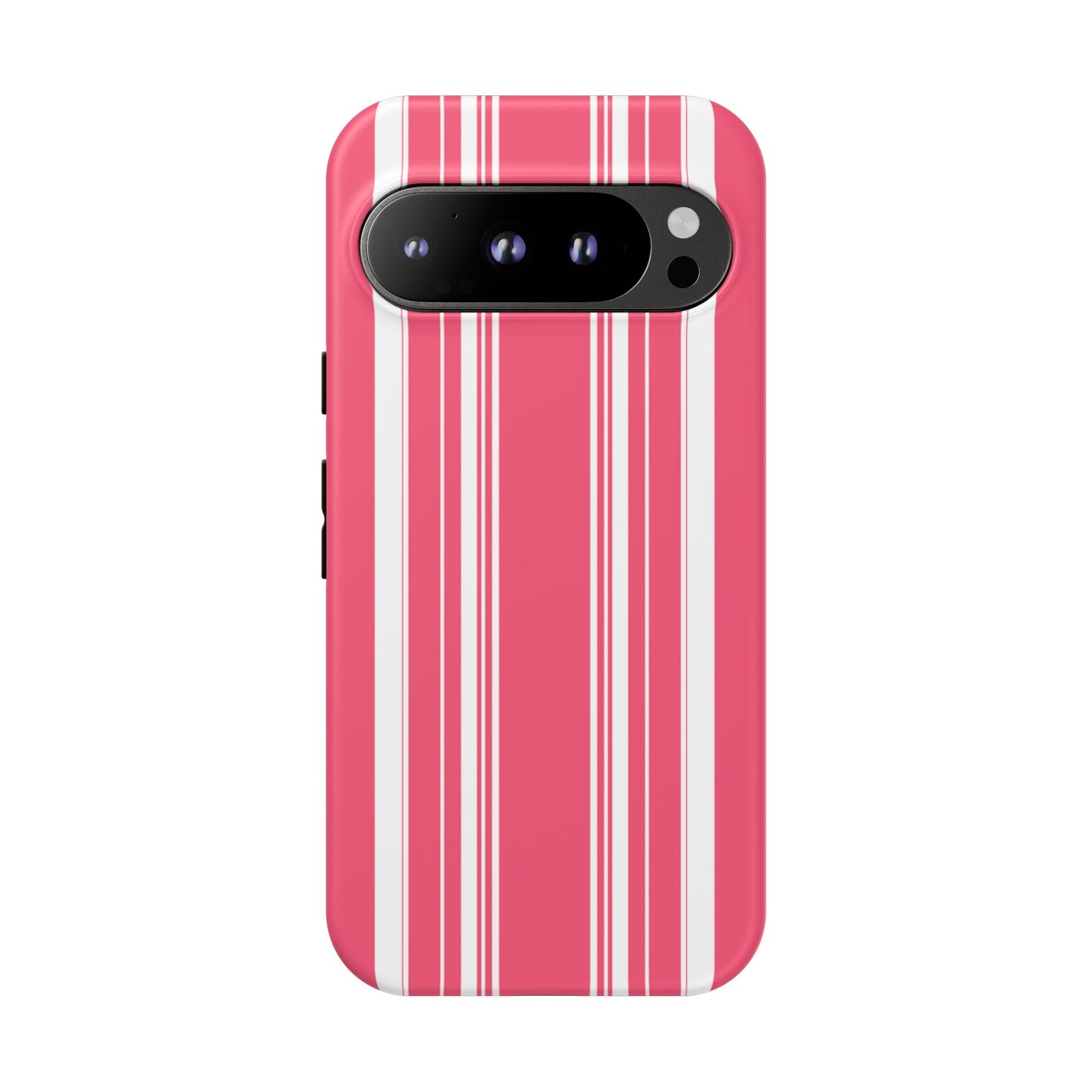 Pink Prep Stripe Tough Phone Case
