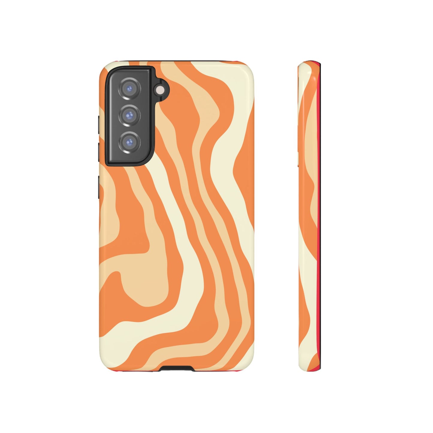 Peach Cream Swirl Tough Phone Case