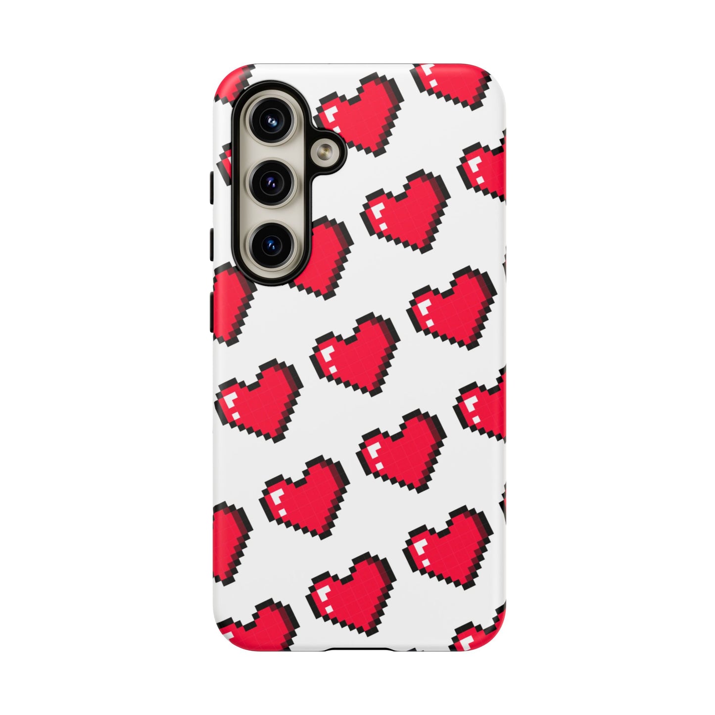 Pixel Heart Tough Phone Case