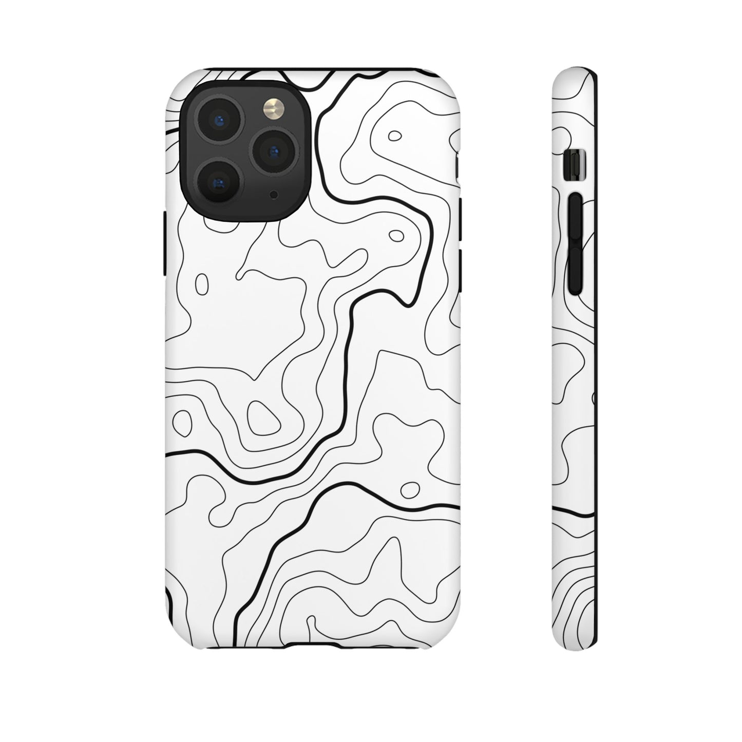Minimal Topographic Tough Phone Case