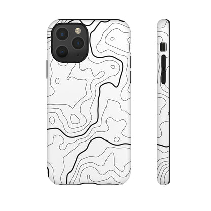 Minimal Topographic Tough Phone Case