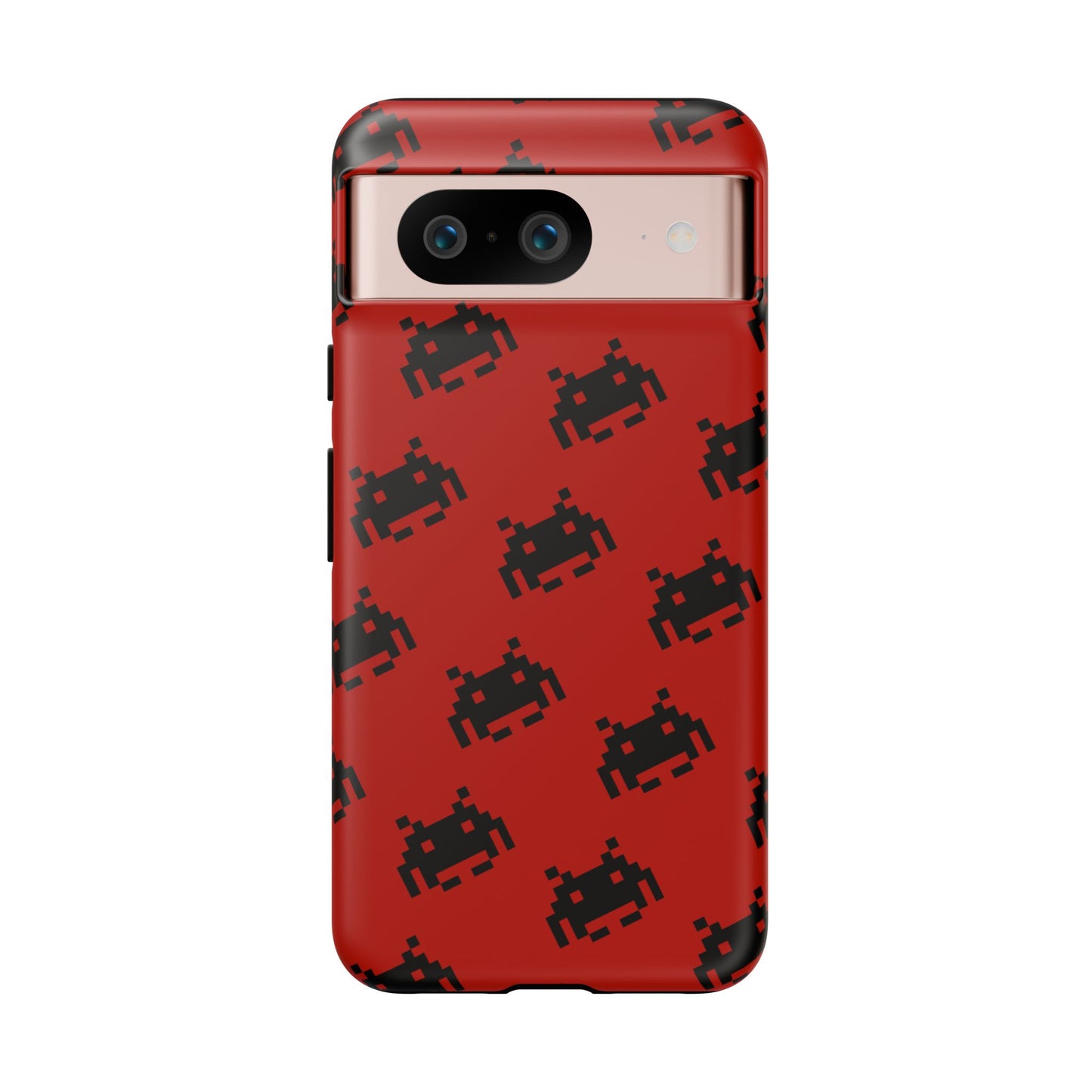 Red Pixel Alien Tough Phone Case