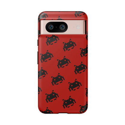 Red Pixel Alien Tough Phone Case
