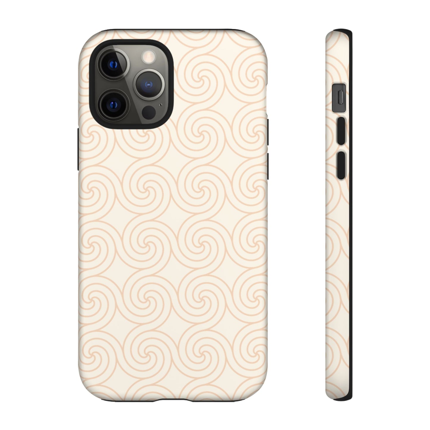 Soft Sand Spiral Tough Phone Case