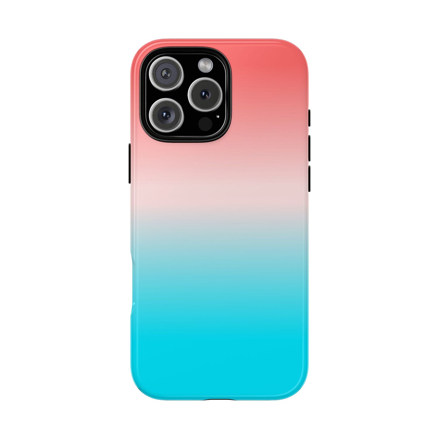 Pink Aqua Gradient Tough Phone Case