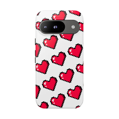 Pixel Heart Tough Phone Case