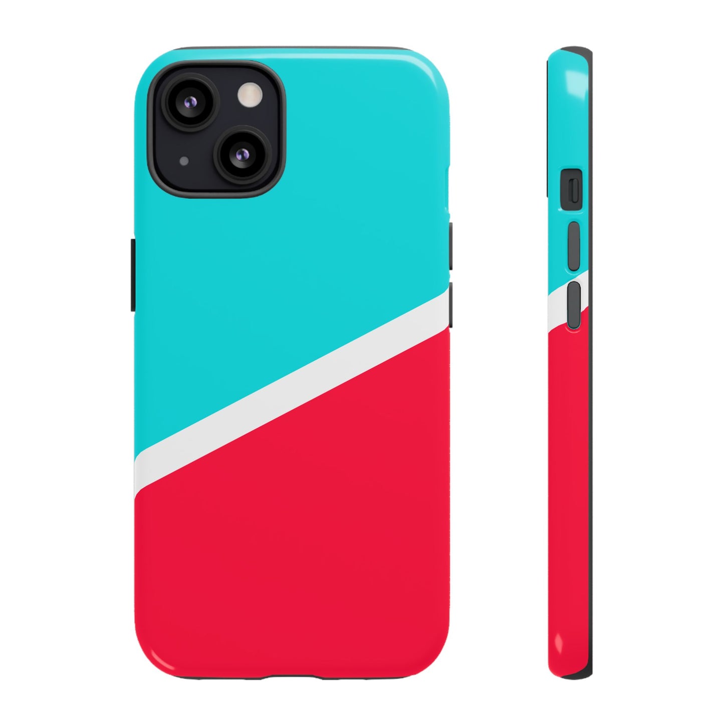 Aqua Pop Colorblock Tough Phone Case