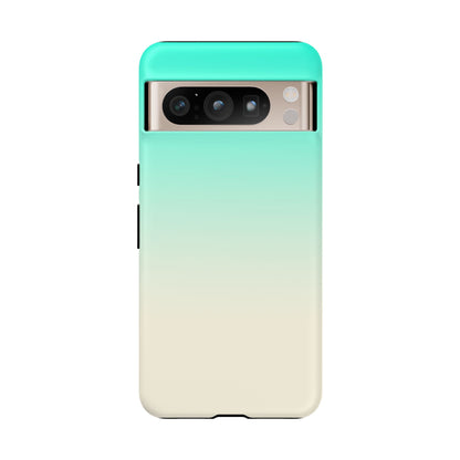 Aqua Cream Gradient Tough Phone Case