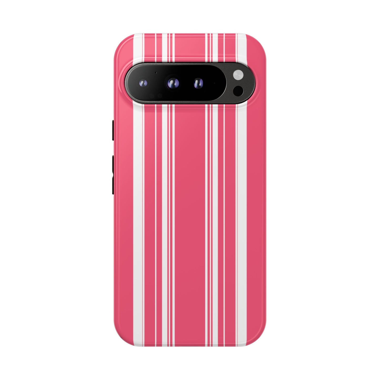 Pink Prep Stripe Tough Phone Case