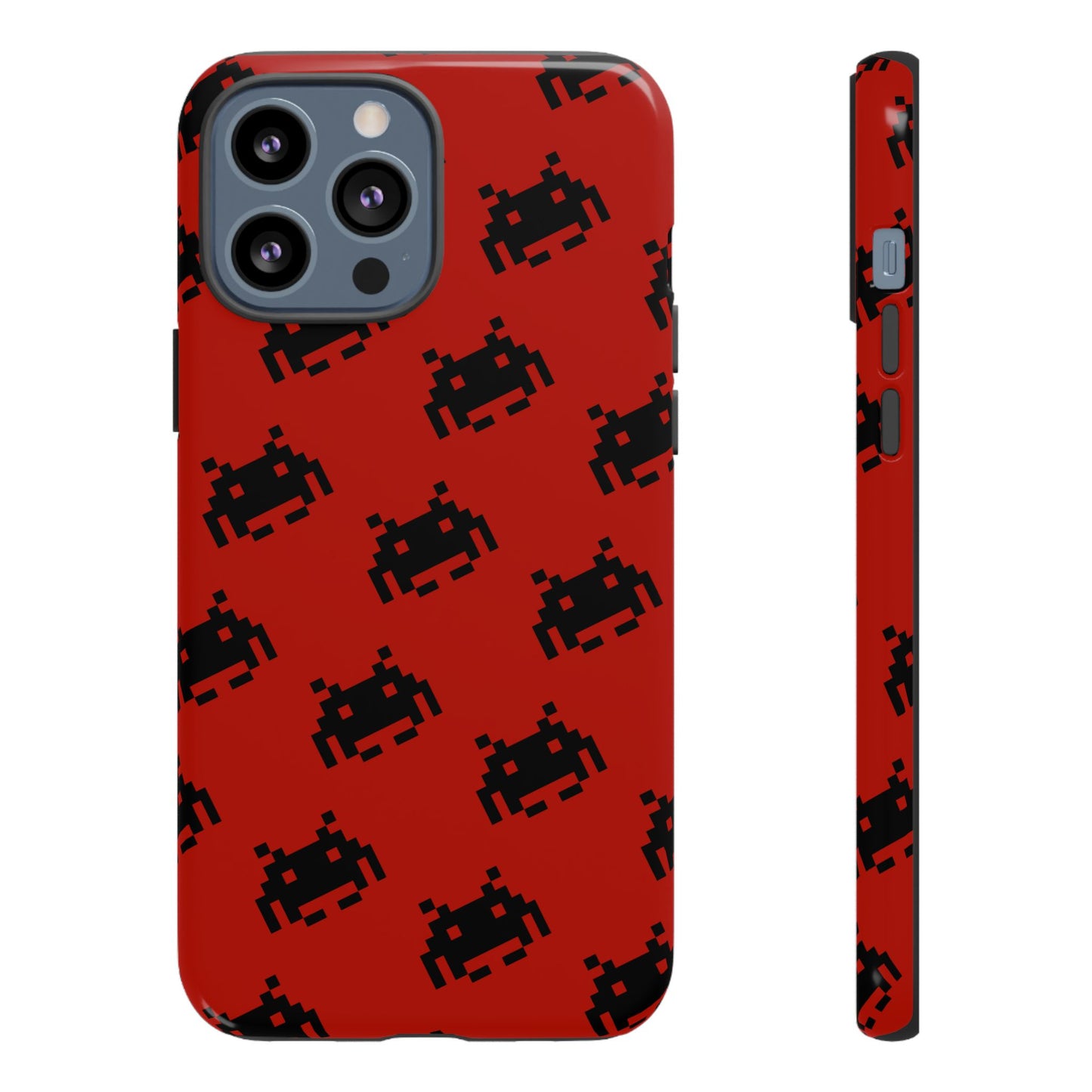 Red Pixel Alien Tough Phone Case
