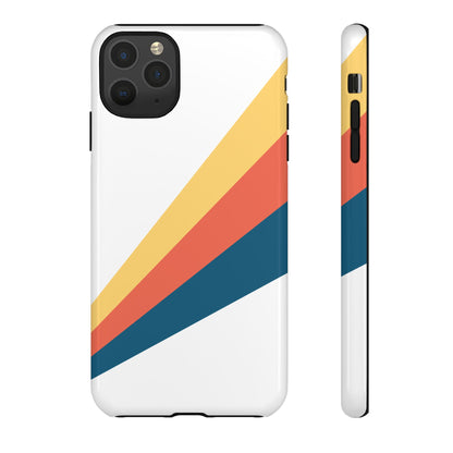 Diagonal Color Stripe Tough Phone Case
