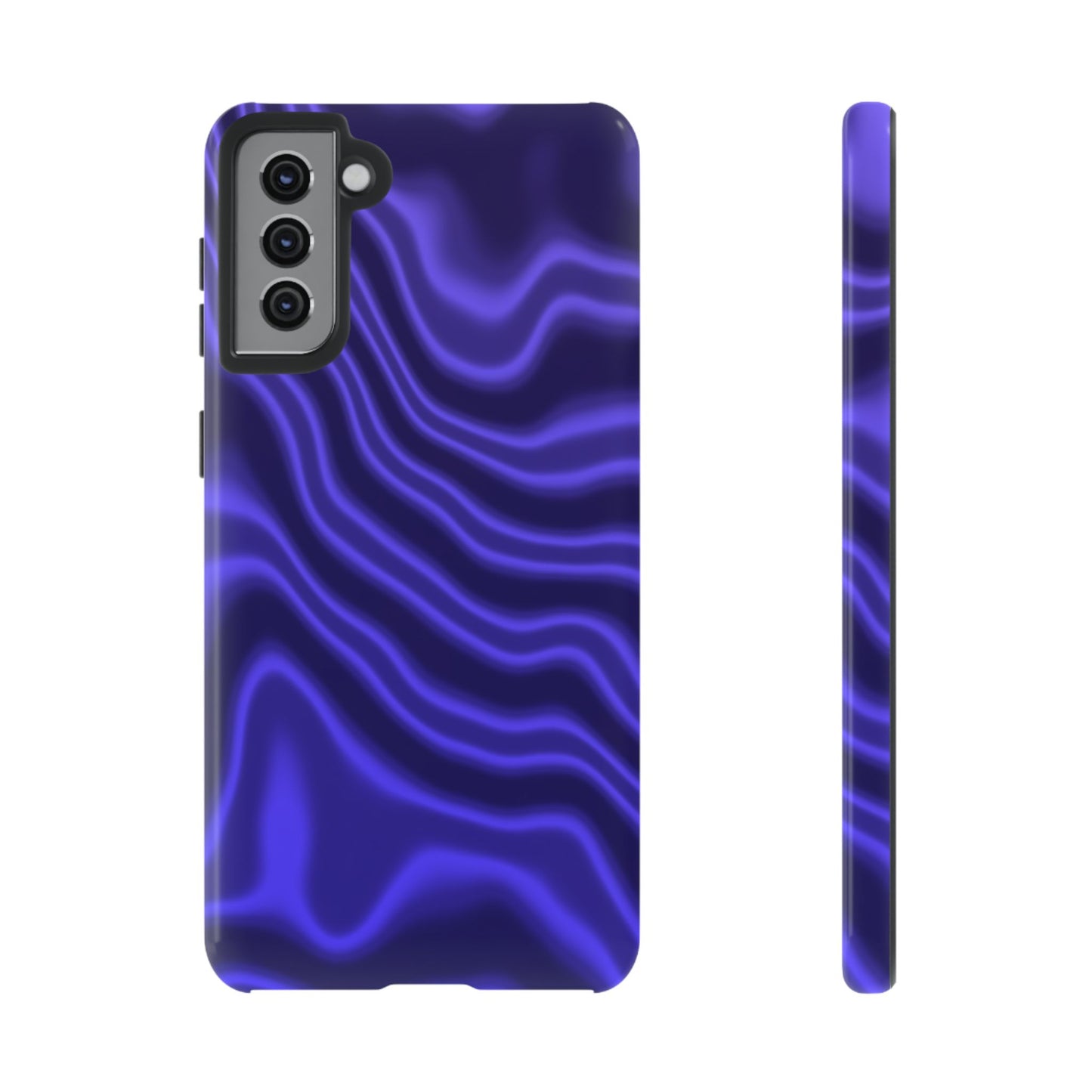 Neon Purple Flow Tough Phone Case