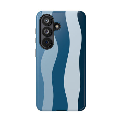 Blue Tide Wave Tough Phone Case