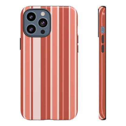 Terracotta Stripe Tough Phone Case