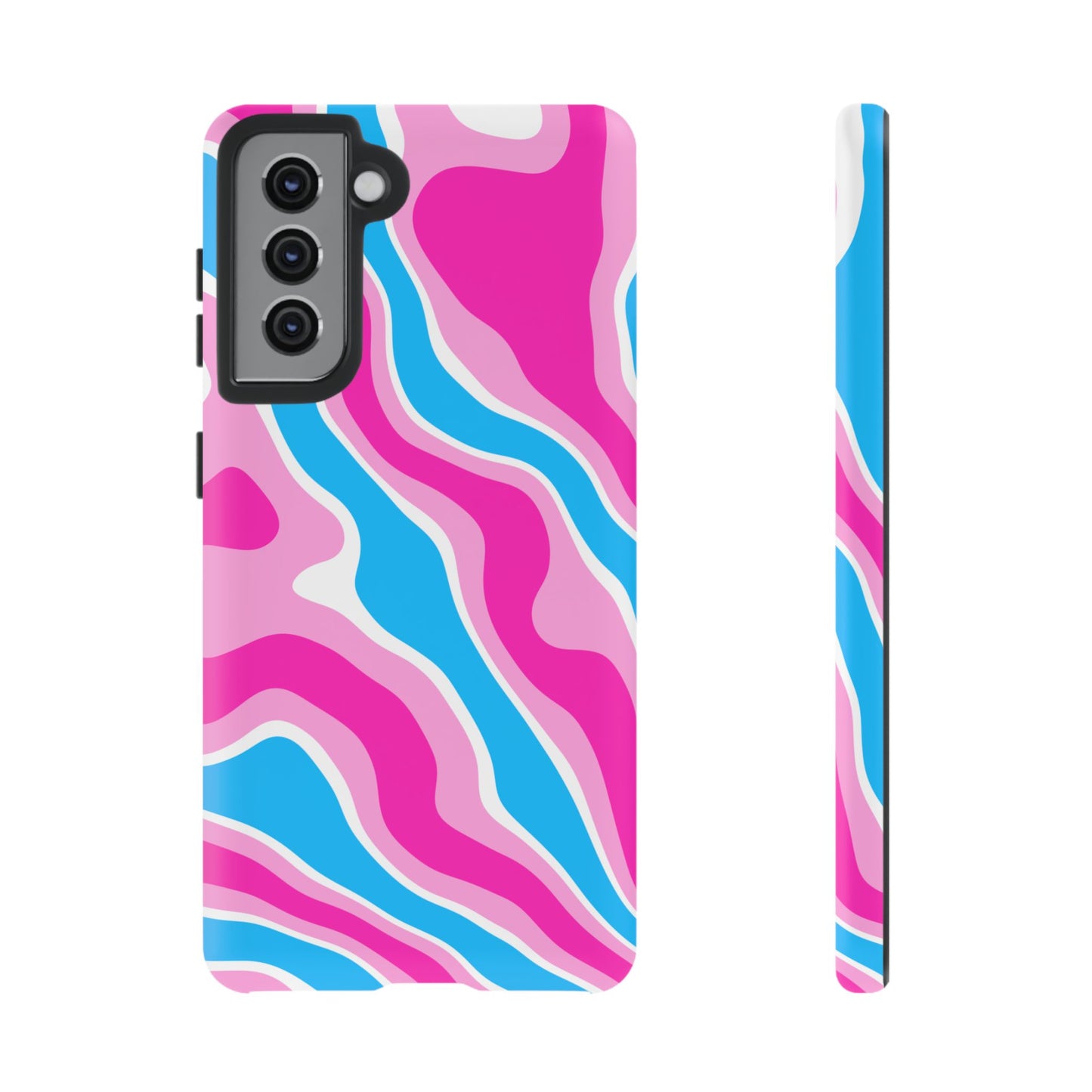 Candy Aqua Wave Tough Phone Case