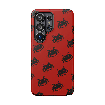 Red Pixel Alien Tough Phone Case