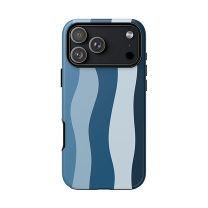 Blue Tide Wave Tough Phone Case