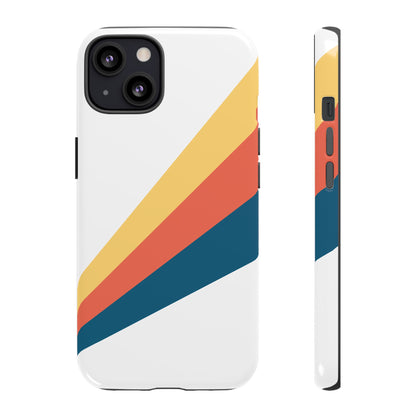 Diagonal Color Stripe Tough Phone Case