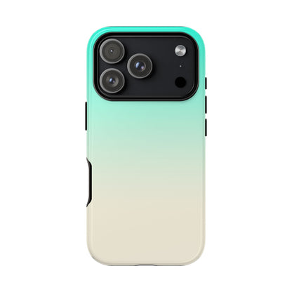 Aqua Cream Gradient Tough Phone Case