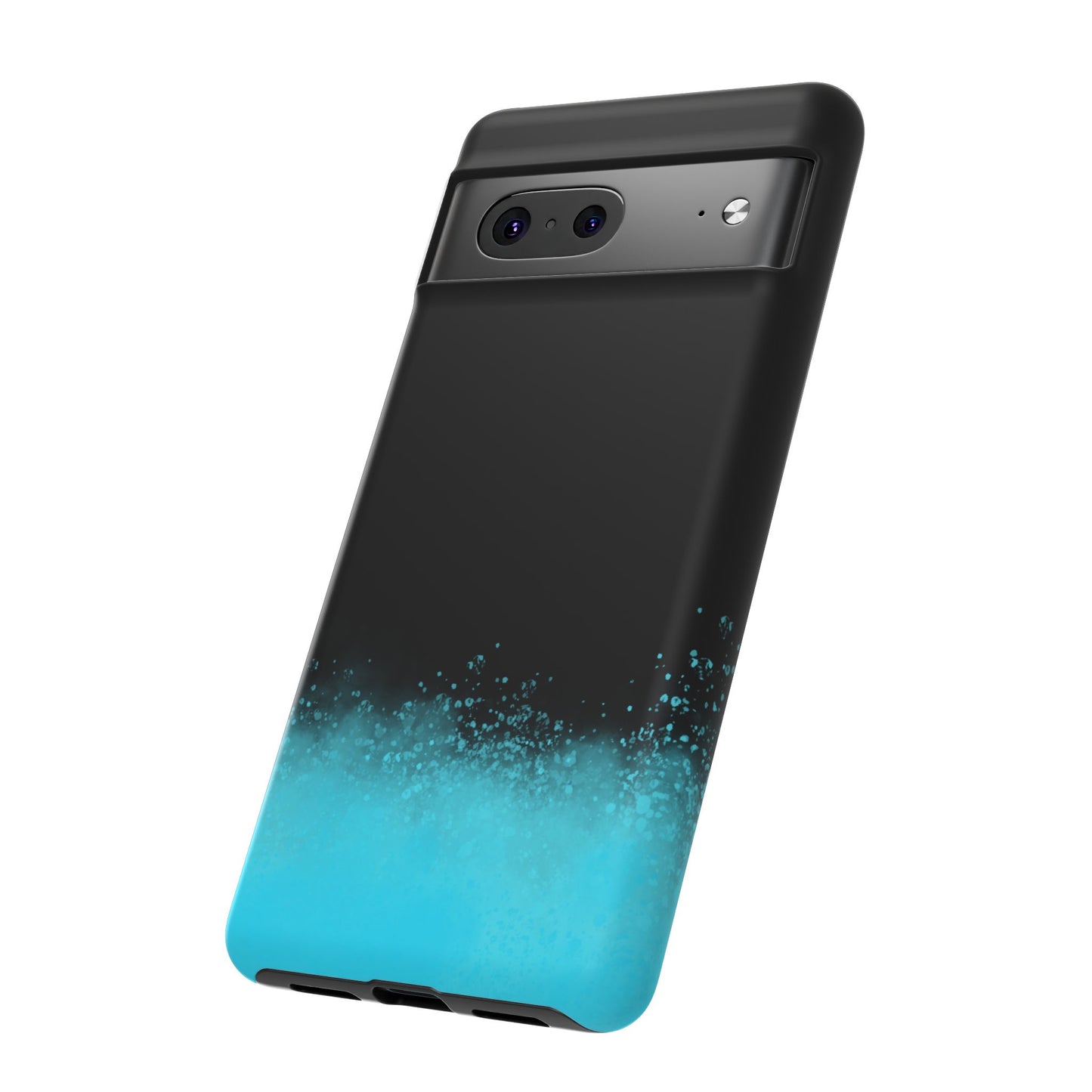 Black Aqua Splash Tough Phone Case