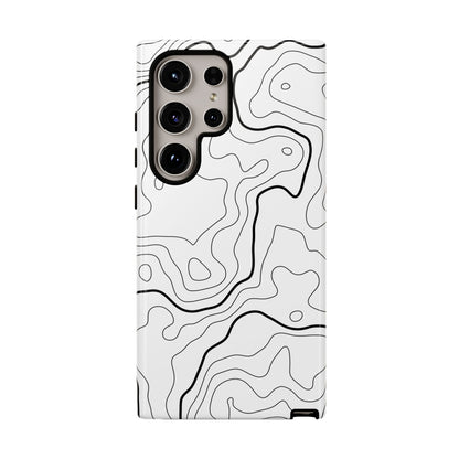 Minimal Topographic Tough Phone Case