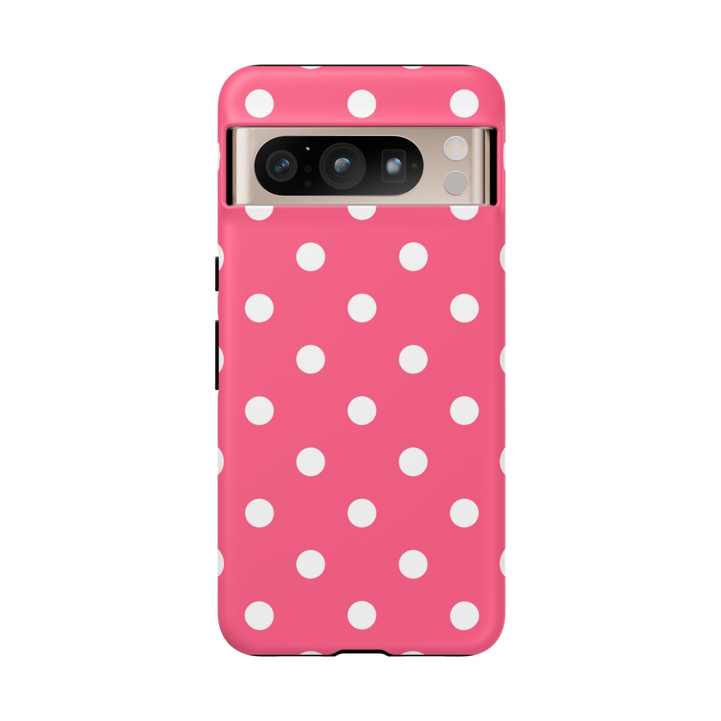 Bubblegum Pink Polka Dot Tough Phone Case
