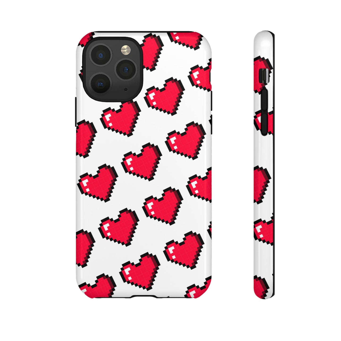 Pixel Heart Tough Phone Case