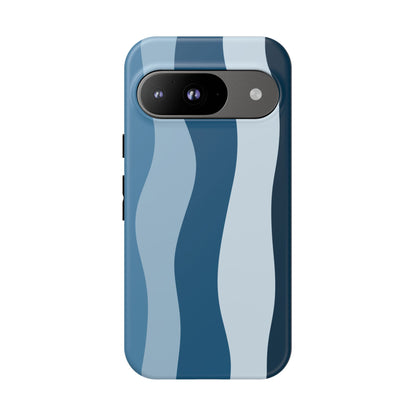 Blue Tide Wave Tough Phone Case