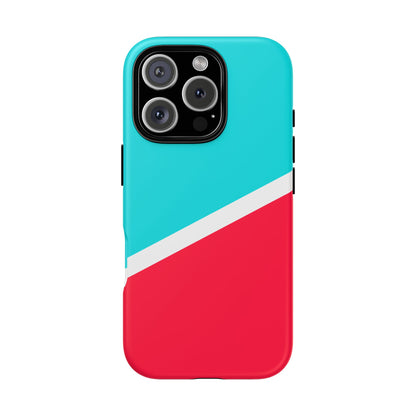 Aqua Pop Colorblock Tough Phone Case