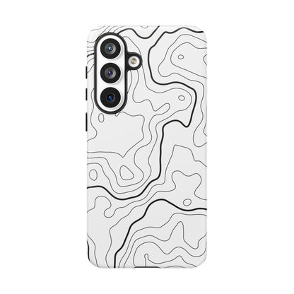 Minimal Topographic Tough Phone Case