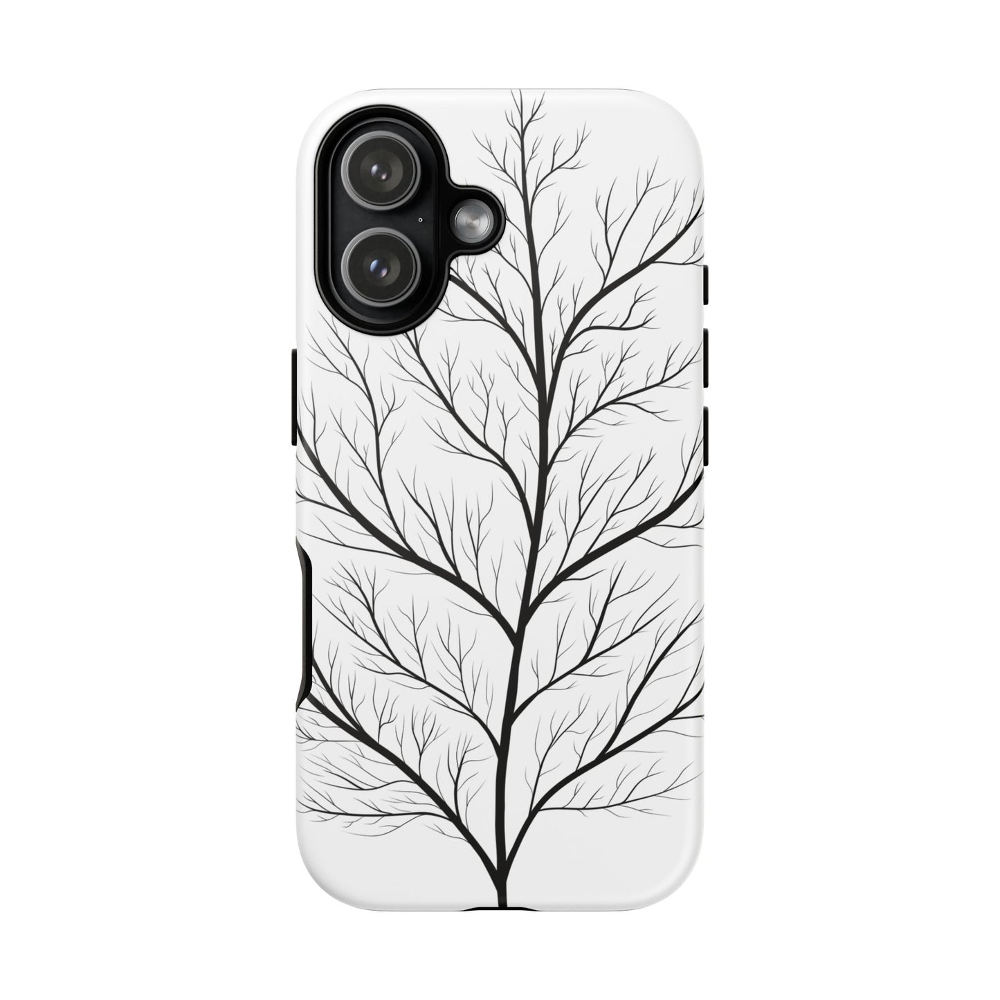 Black Branch Tree Tough Phone Case