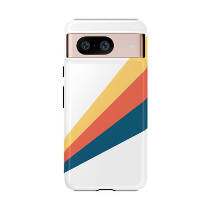 Diagonal Color Stripe Tough Phone Case