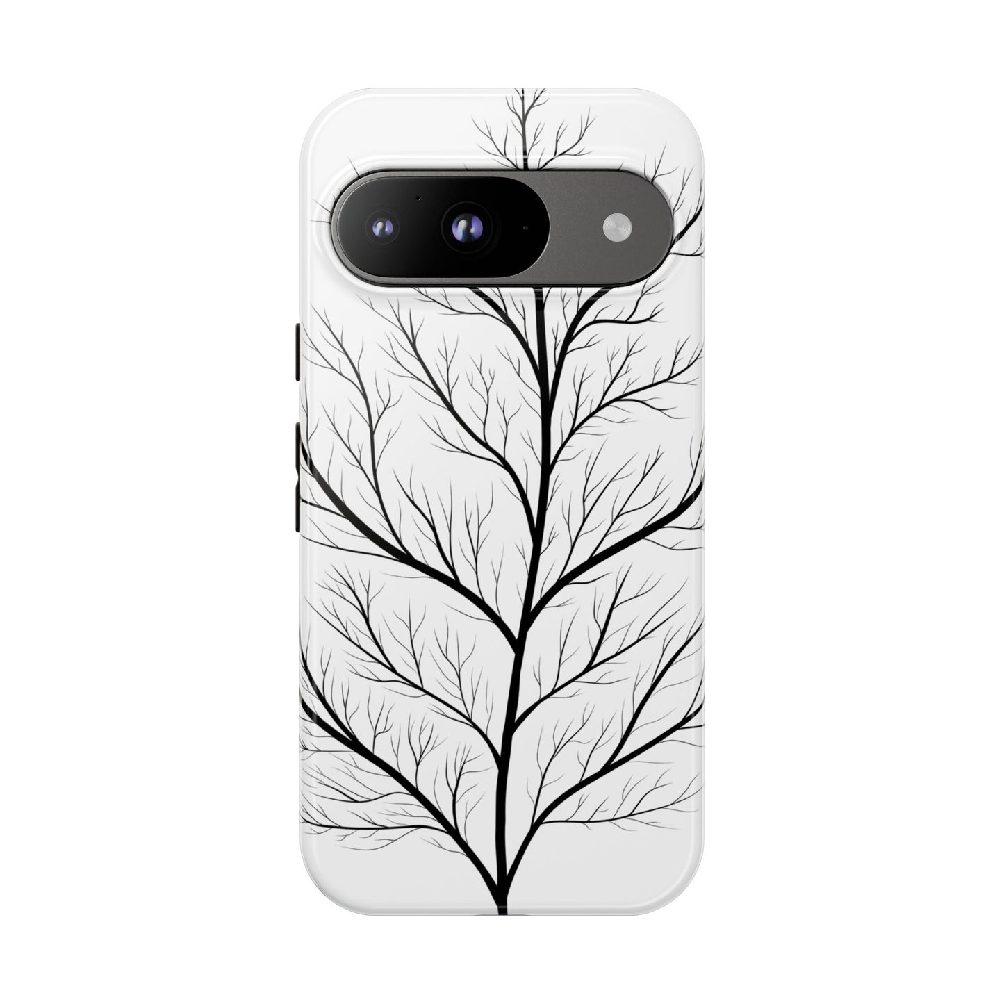 Black Branch Tree Tough Phone Case